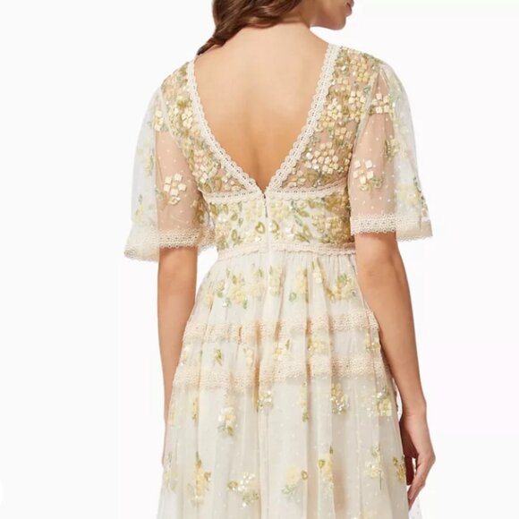 Needle & Thread Shimmer Primrose Gown, Size US12 - Picture 6 of 7